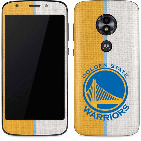 NBA Golden State Warriors Canvas Moto E5 Play Skin